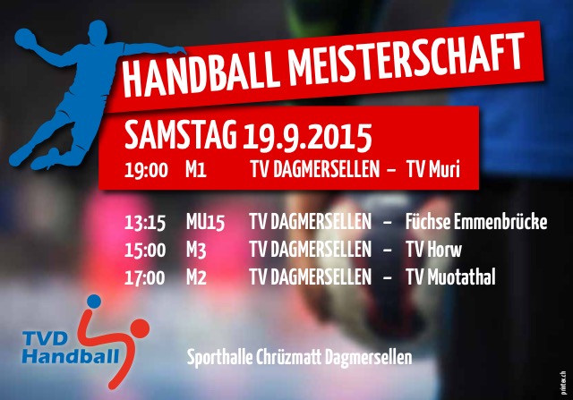 Handball Meisterschaft 19.9.2015 – Chrüzmatt Dagmersellen