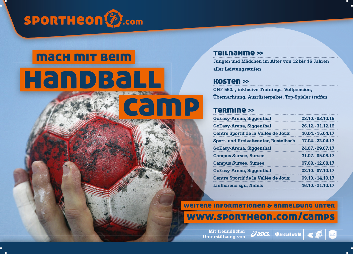 Sportheon Handball Camps: Die Stars von morgen im Mittelpunkt!